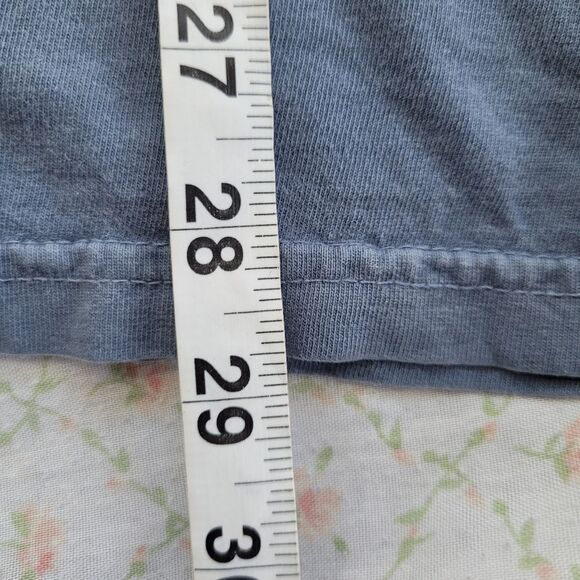 Breezin' Up Size XL Blue Spray Beach Men's T-Shirt - Picture 6 of 7